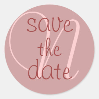 Customizable Save the Date Stickers
