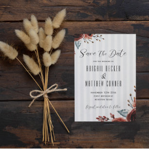 Customizable Save the Date Template