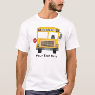 Customizable School Bus T-Shirt
