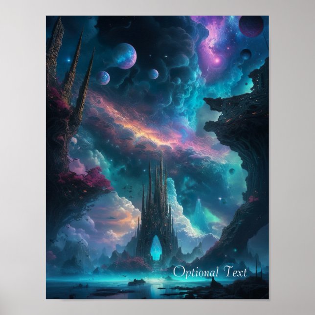 Customizable Sci-Fi Fantasy Poster (Devant)