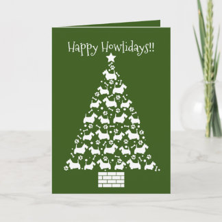 Customizable Scottish Terrier Holiday Card