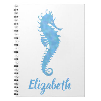 Customizable Seahorse Notebook