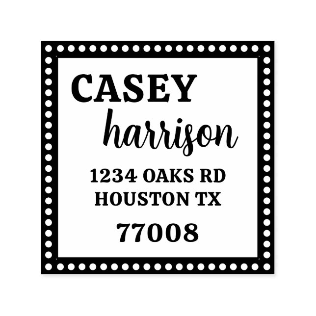 Customizable Self Inking 1.5"x1.5" Stamp Template (Design)
