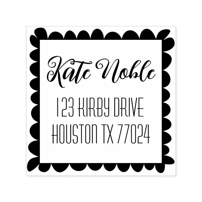 Customizable Self Inking 1.5"x1.5" Stamp Template (Design)