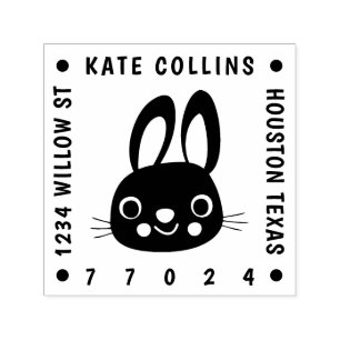 Customizable Self Inking 1.5"x1.5" Stamp Template