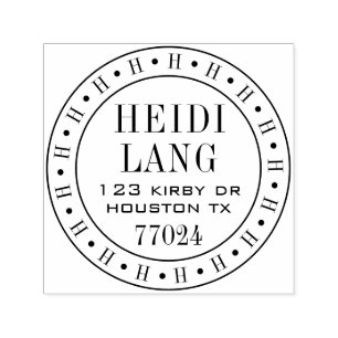 Customizable Self Inking 1.5" x 1.5" Stamp