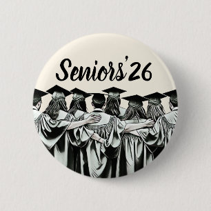 Customizable seniors  2 inch round button