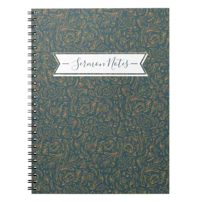 Customizable | Sermon Notes Notebook (Front)