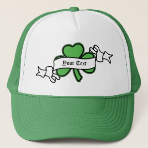 Customizable Shamrock St. Patrick's Day Trucker Hat