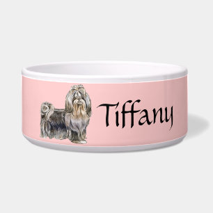 Customizable Shih Tzu Dog Bowl