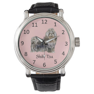 Customizable Shih Tzu Dog Wrist Watch