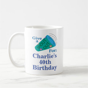 Customizable Shout Out Coffee Mug