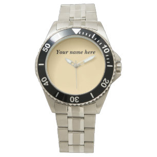 Customizable Silver Wristwatch – Elegant Gift with