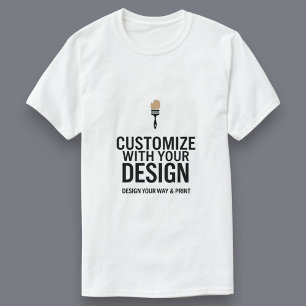 Customizable Simple Blank Business Corporate T-Shirt