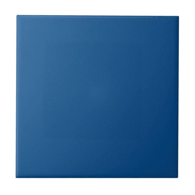 Customizable Simple Dark Blue Tile 2 (Front)