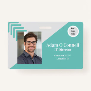 Customizable Simple Design Business ID Badge