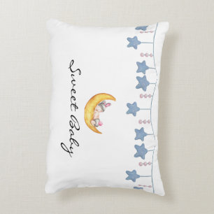Customizable Simple Kids Bedroom Decorative Accent Pillow