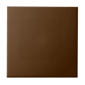 Customizable Simple Red Brown Tile