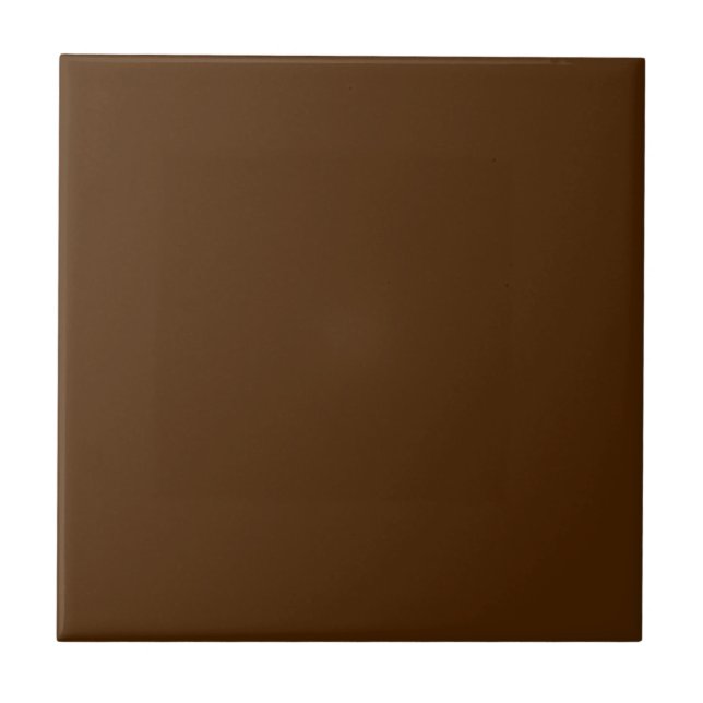 Customizable Simple Red Brown Tile (Front)