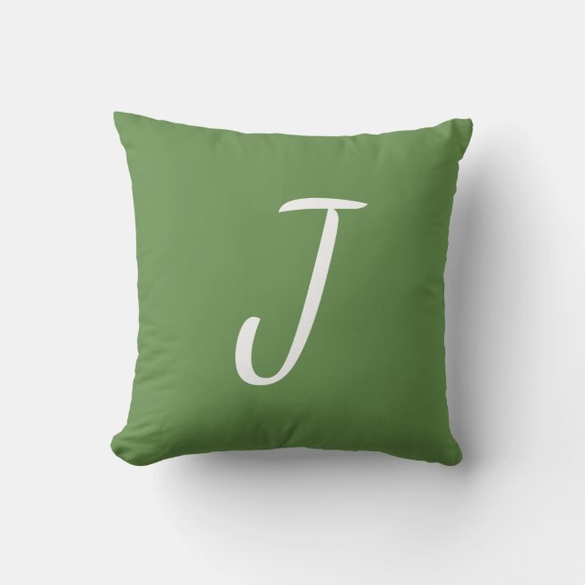 Customizable Single Letter Pillow (Front)