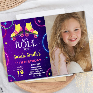 Customizable Skating Party Invitations for Kids