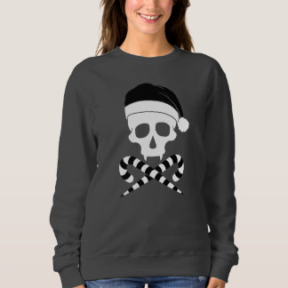Customizable Skull Santa Claus Sweatshirt