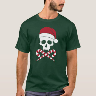 Customizable Skull Santa Claus T-Shirt