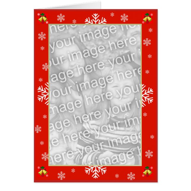 Customizable Snowflakes & Christmas Bells (Front)