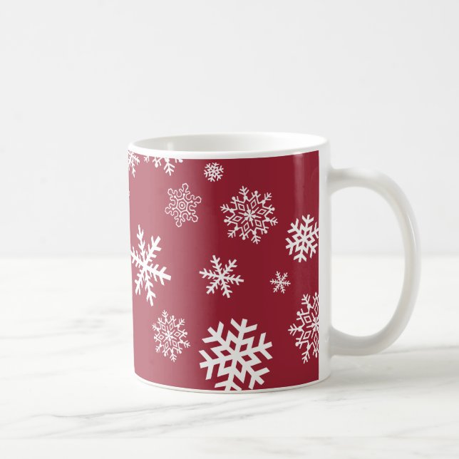 Customizable Snowflakes Coffee Mug (Right)