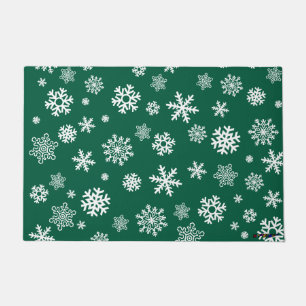 Customizable Snowflakes Doormat