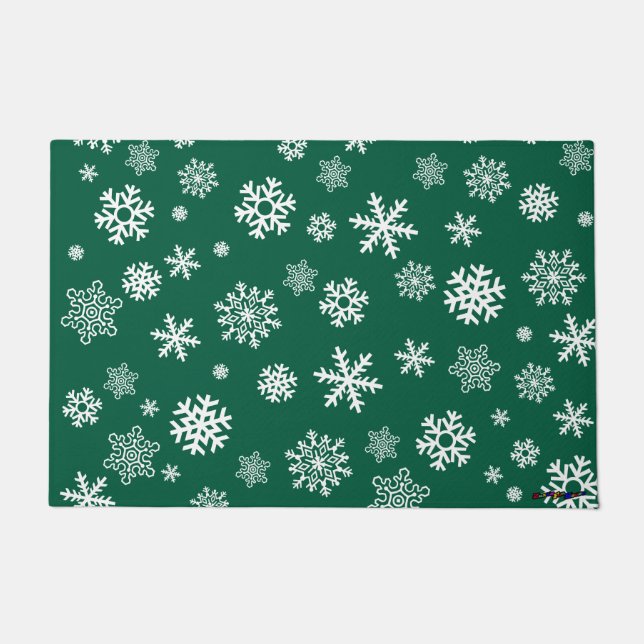Customizable Snowflakes Doormat (Front)