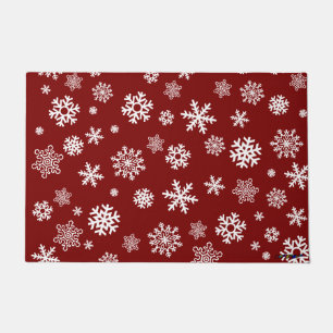 Customizable Snowflakes Doormat