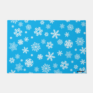 Customizable Snowflakes Doormat