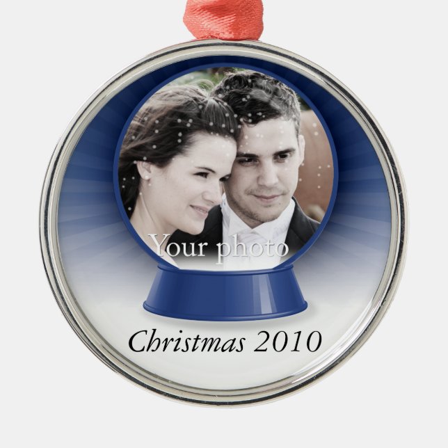 customizable snowglobe ornament (Front)