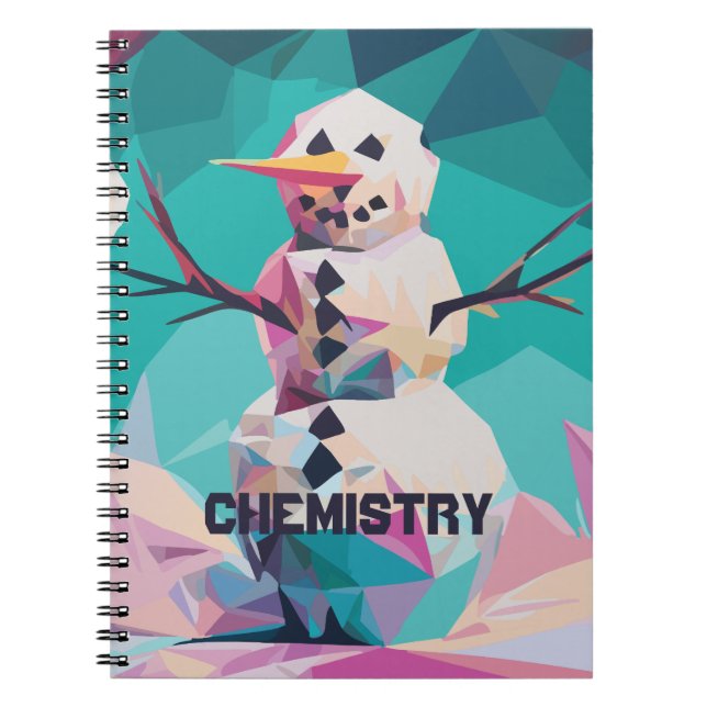 Customizable Snowman Notebook (Front)