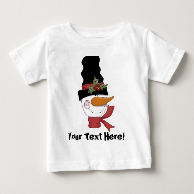 Customizable Snowman T-shirt (Front)