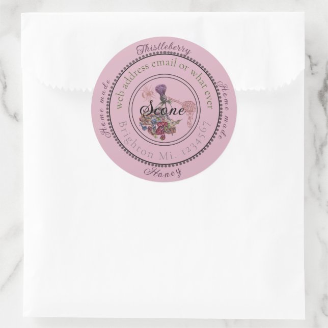 customizable soap label sticker large (Bag)