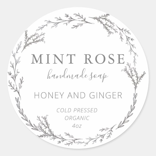 Customizable Soap Labels (Front)