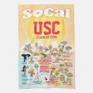 Customizable SoCal Kitchen Towel