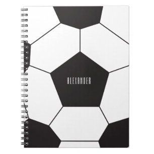 Customizable soccer ball ı notebook