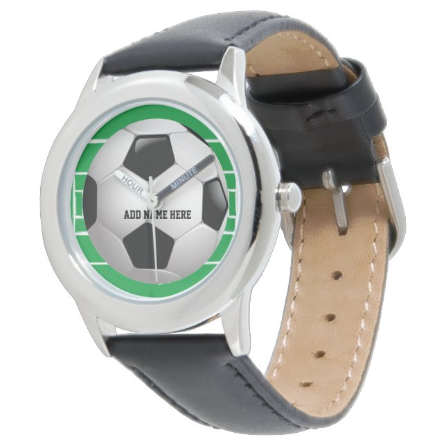 Customizable Soccer Ball Watch (Angled)
