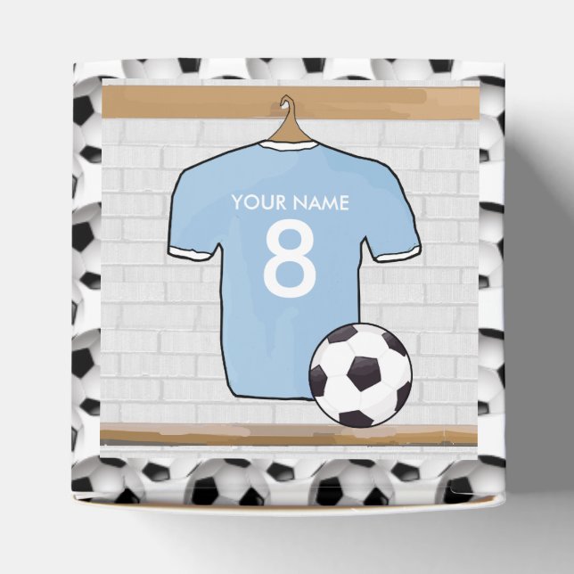 Customizable Soccer Jersey Favor Box (Top)