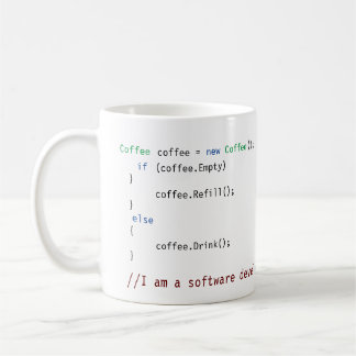 Customizable Software Developer Code Coffee Mug