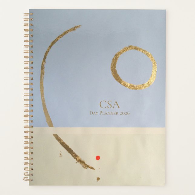 Customizable Solar Day Planner (Front)