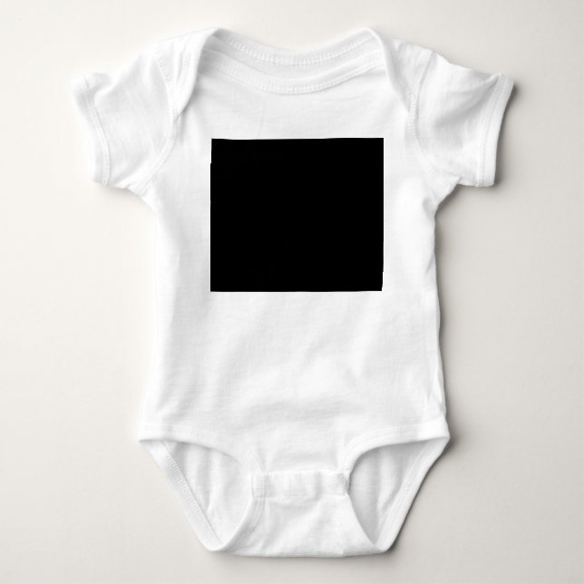 Customizable solid colour baby bodysuit (Front)