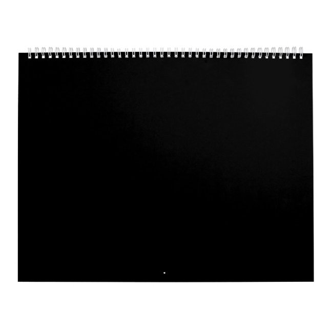 Customizable solid colour calendar (Cover)