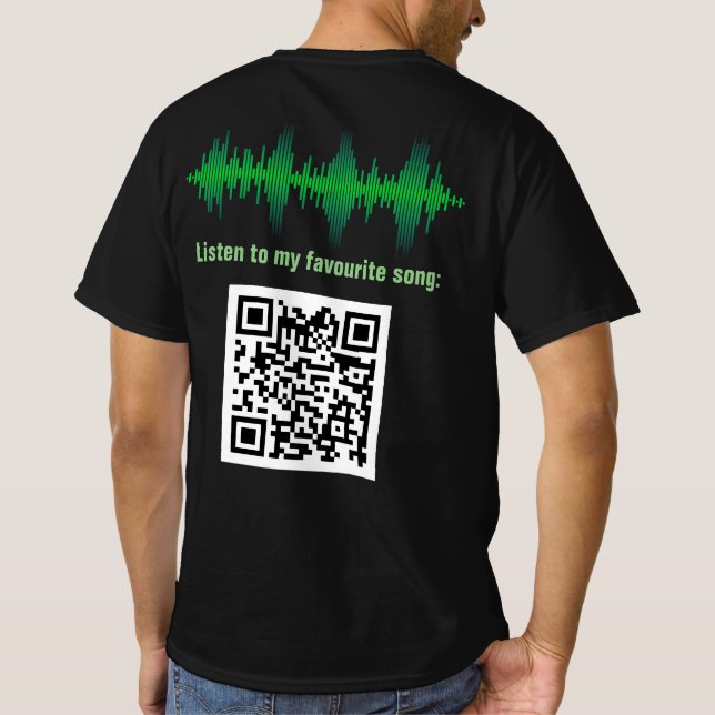 Customizable song  T-Shirt (Back)