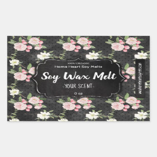 Customizable Soy Wax Melt Label Handmade Business