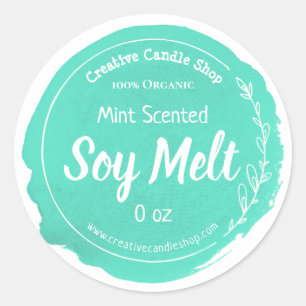 Customizable Soy Wax Melt Label Handmade Business
