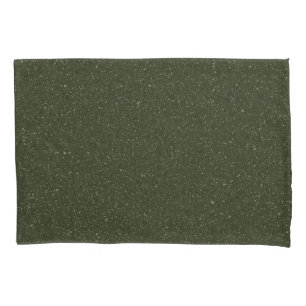 Customizable Speckled Moss Green Pillowcases